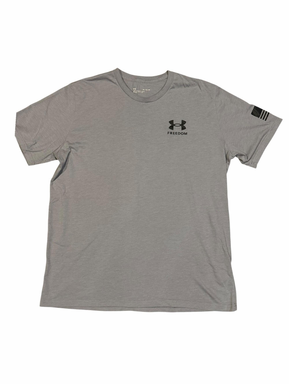 Under Armour Grey Freedom Short-Sleeve Athletic Tee Men’s XL